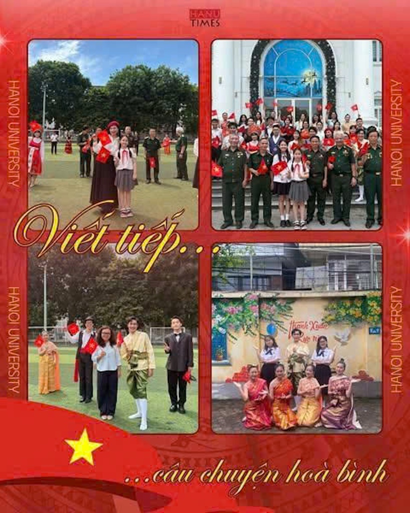 “Viết tiếp câu chuyện Hoà bình” lần đầu được hát bằng 13 thứ tiếng "Viết tiếp câu chuyện Hoà bình" lần đầu được hát bằng 13 thứ tiếng