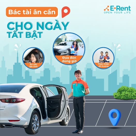 Dịch vụ cho thuê tài xế E- Rent: Mô hình mới của công nghệ và dịch vụ?